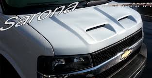 Custom GMC Savana Van  All Styles Hood (2003 - 2024) - $1190.00 (Part #GM-003-HD)